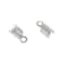 10mm Rhodium Crimps with Loop by Bead Landing™